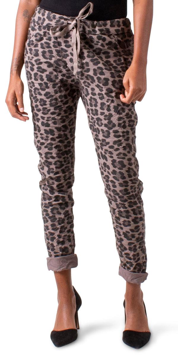 cheetah-print track pants | Palm Angels | Eraldo.com